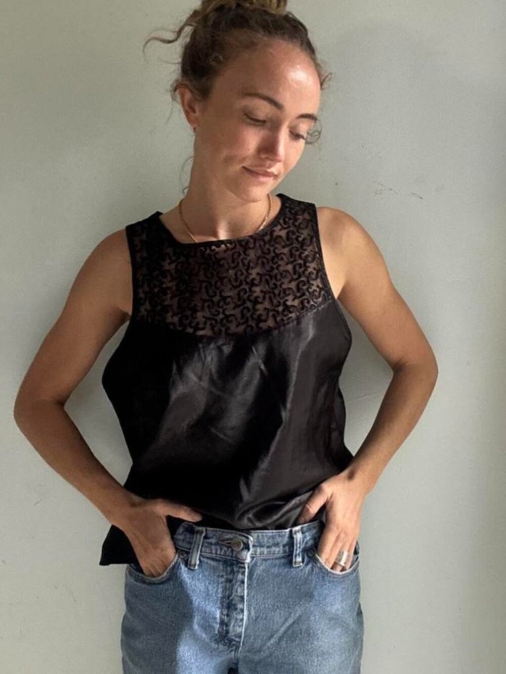 Delicates Satin Lace Camisole